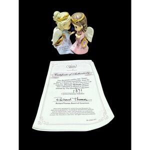 Precious Moments Angels On Earth - Sisters Share A Beautiful Friendship W/COA